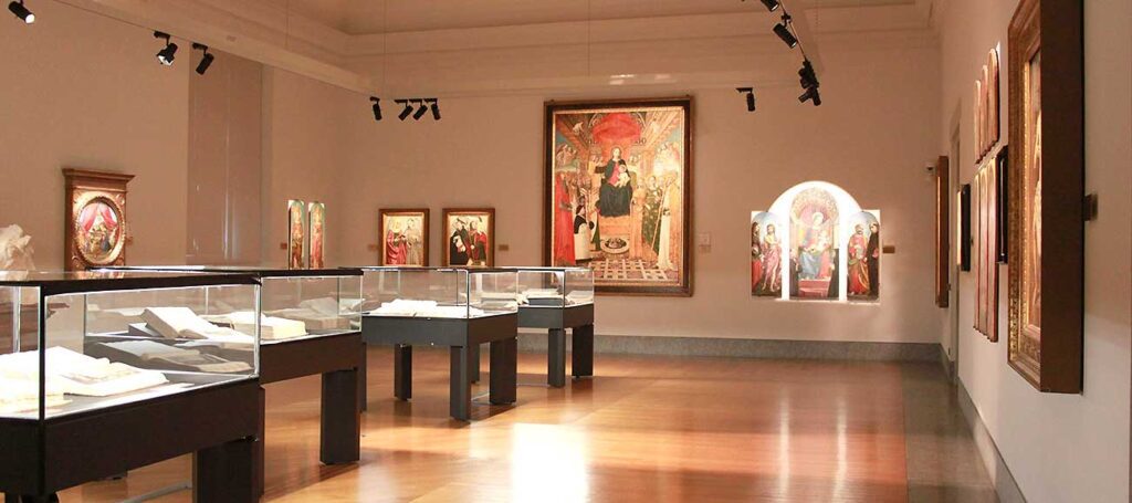 Particolare sala Pinacoteca Ambrosiana