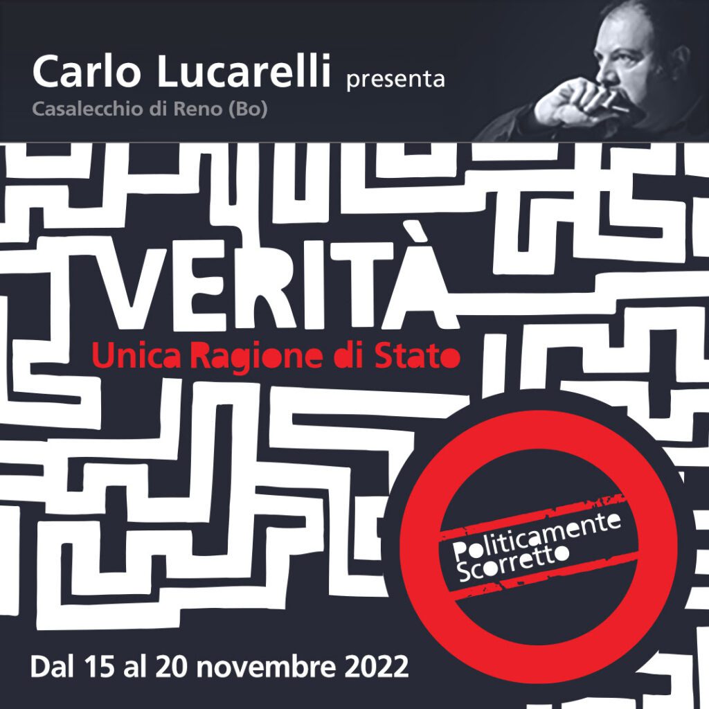 Politicamente Scorretto – “Verità, unica ragione di stato”: Carlo Lucarelli nella nuova edizione della rassegna per promuovere la cultura