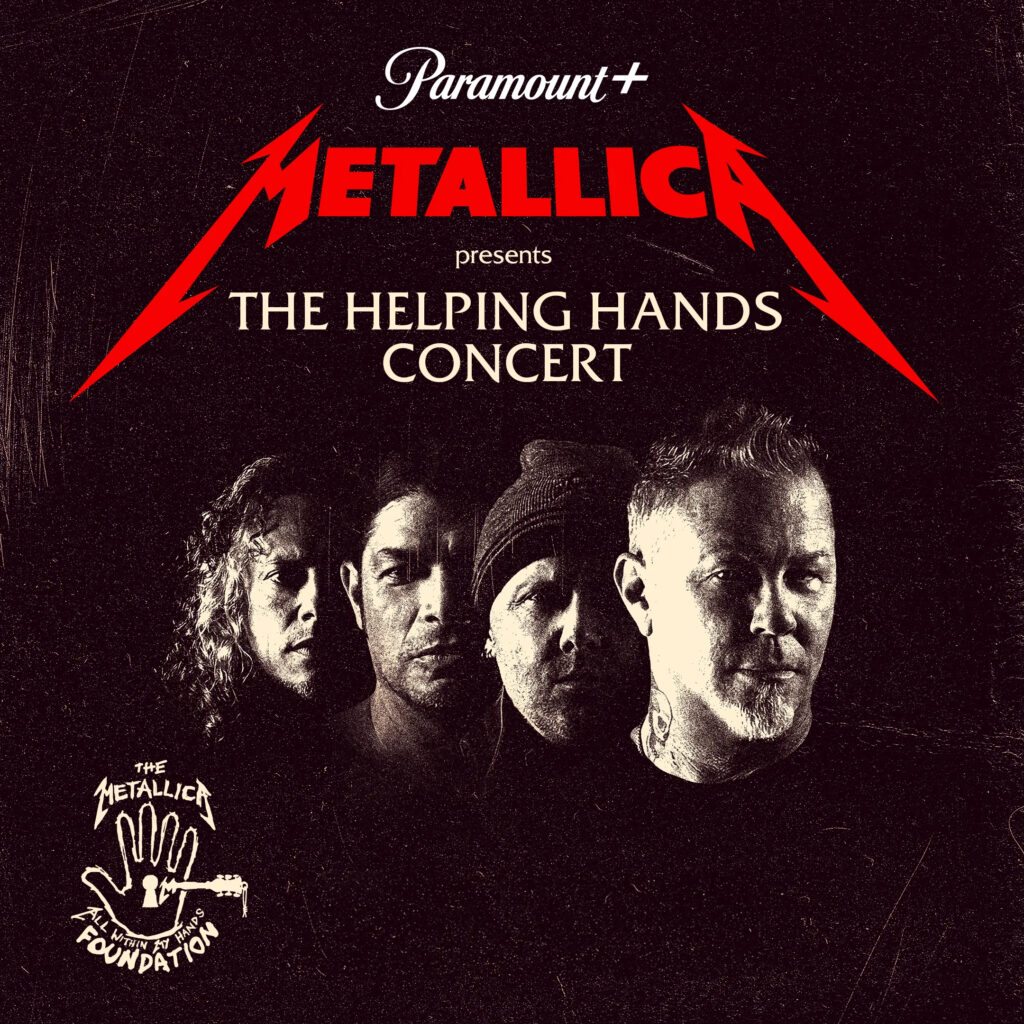 Metallica: The Helping Hands Concert, su Paramount+ e in chiaro MTV Music e Pluto Tv il concerto benefico