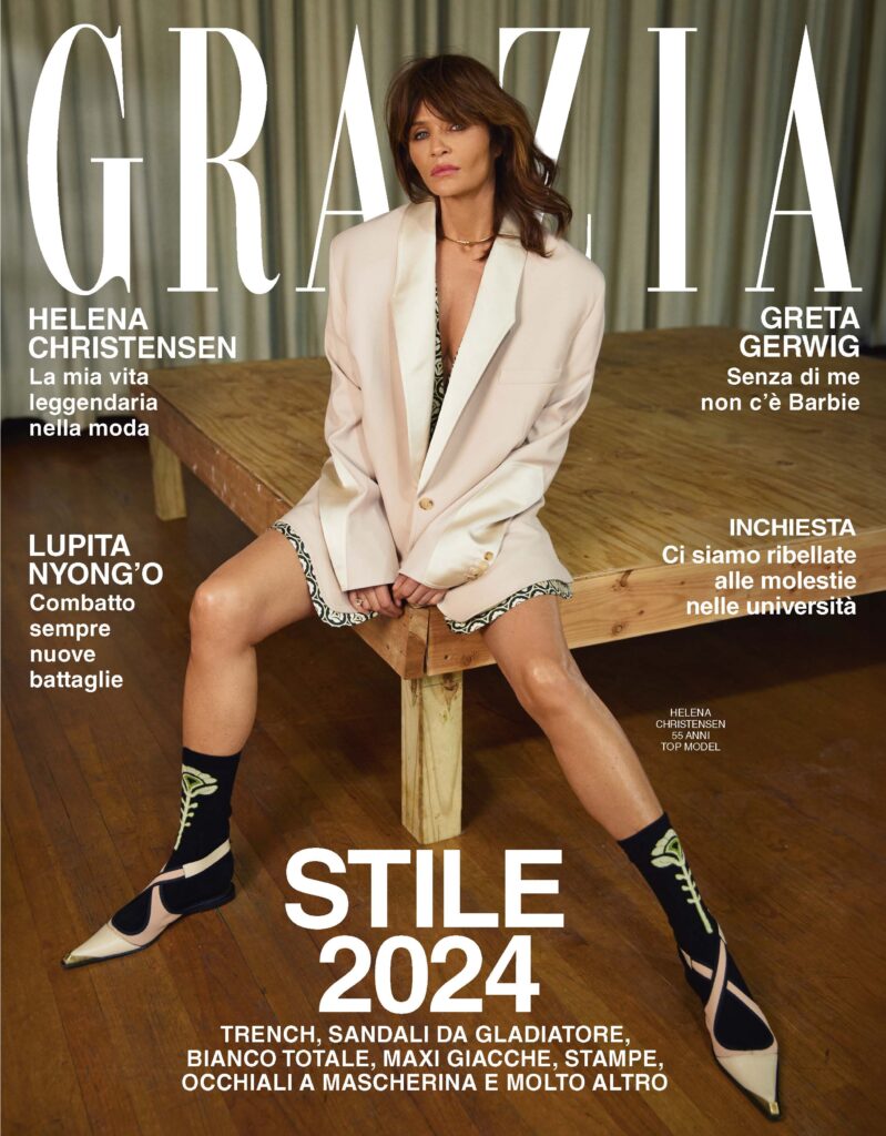 Helena Christensen, la Milano Fashion week e la copertina di Grazia